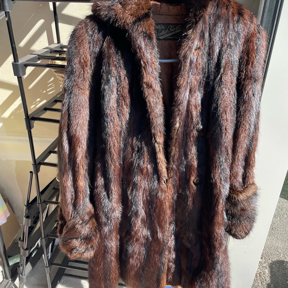 Luxurious Beaver Fur Coat